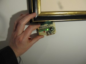 Not level! (the green "bubble" moved to the right)